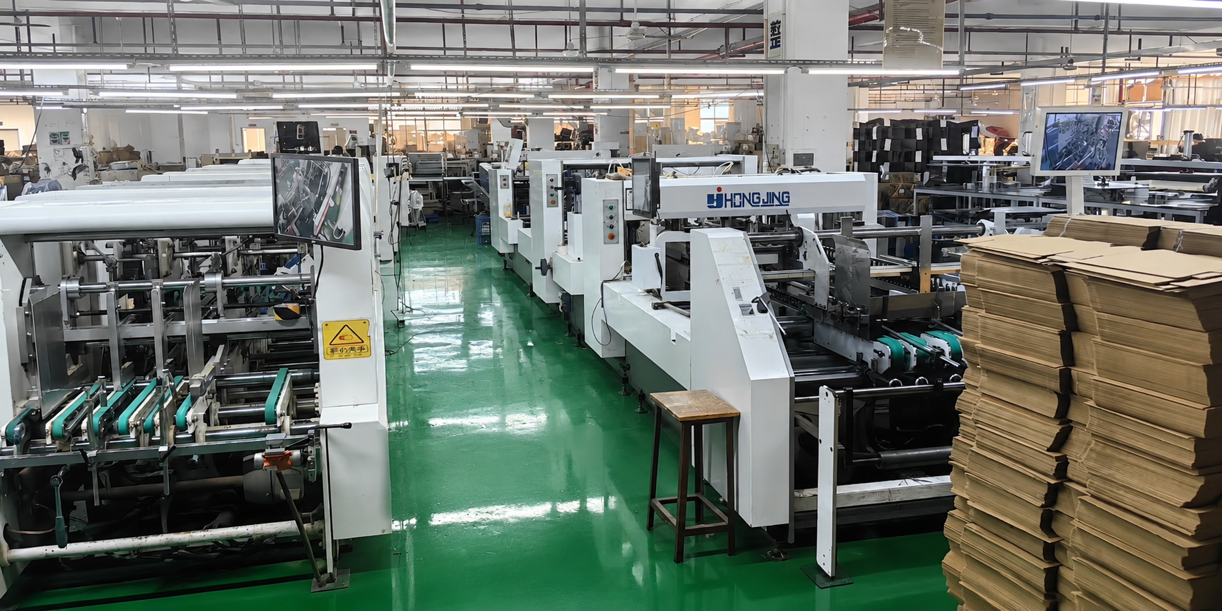 Monitored forming lines on the XJY production floor