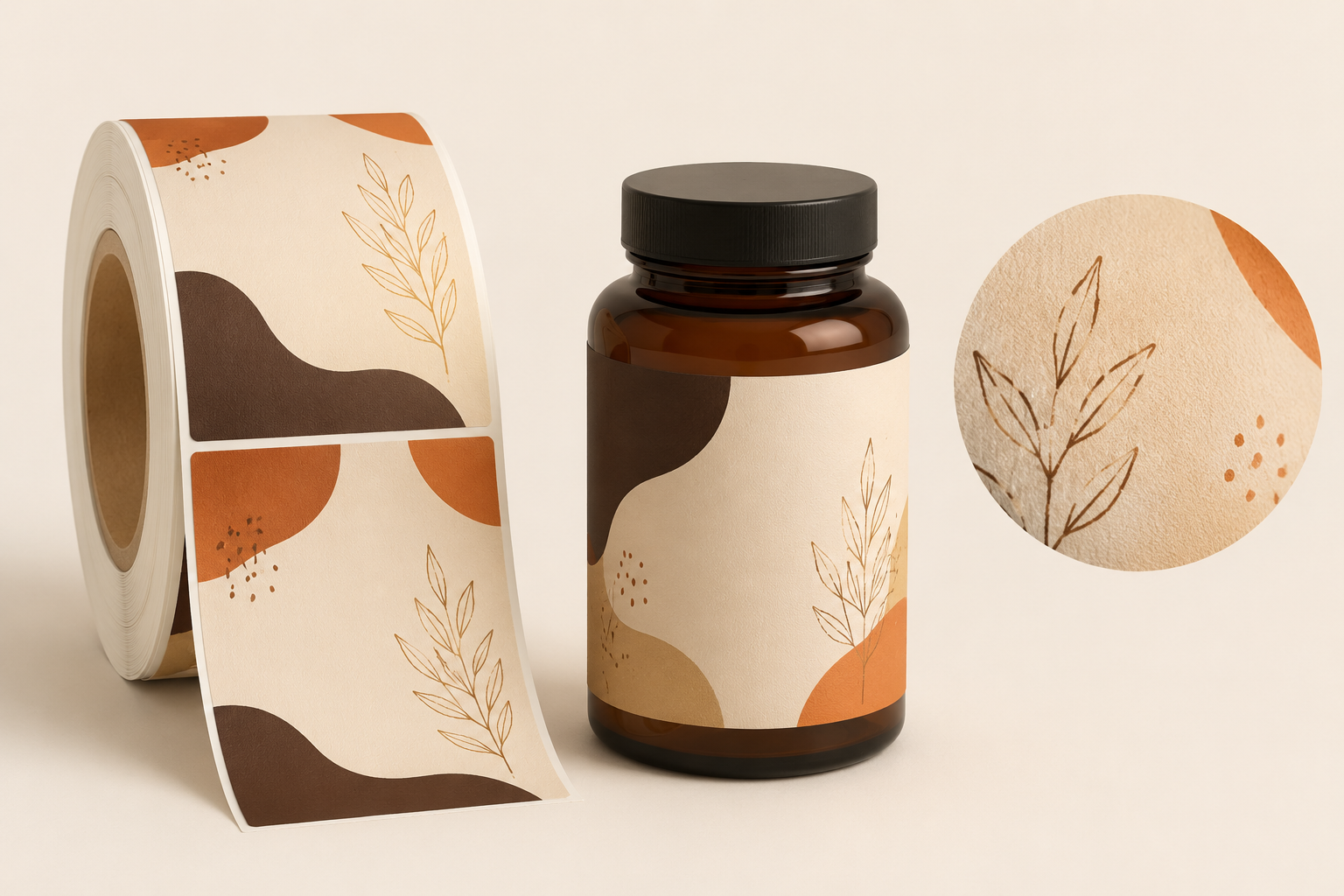 Matte laminated labels with a low-glare surface