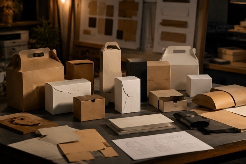 Physical packaging sample reviewed before production