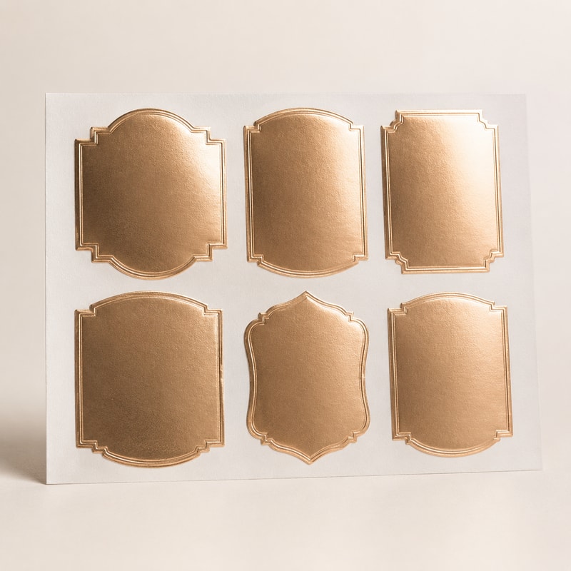 Cosmetic Outer Box Foil Label
