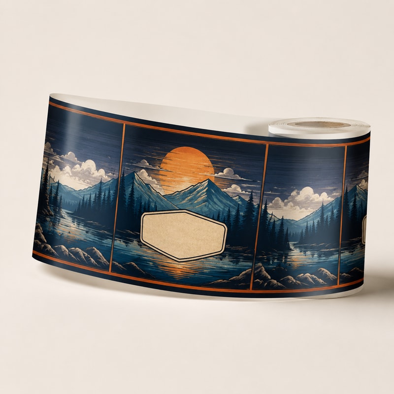 Craft Beer Can Wrap Label