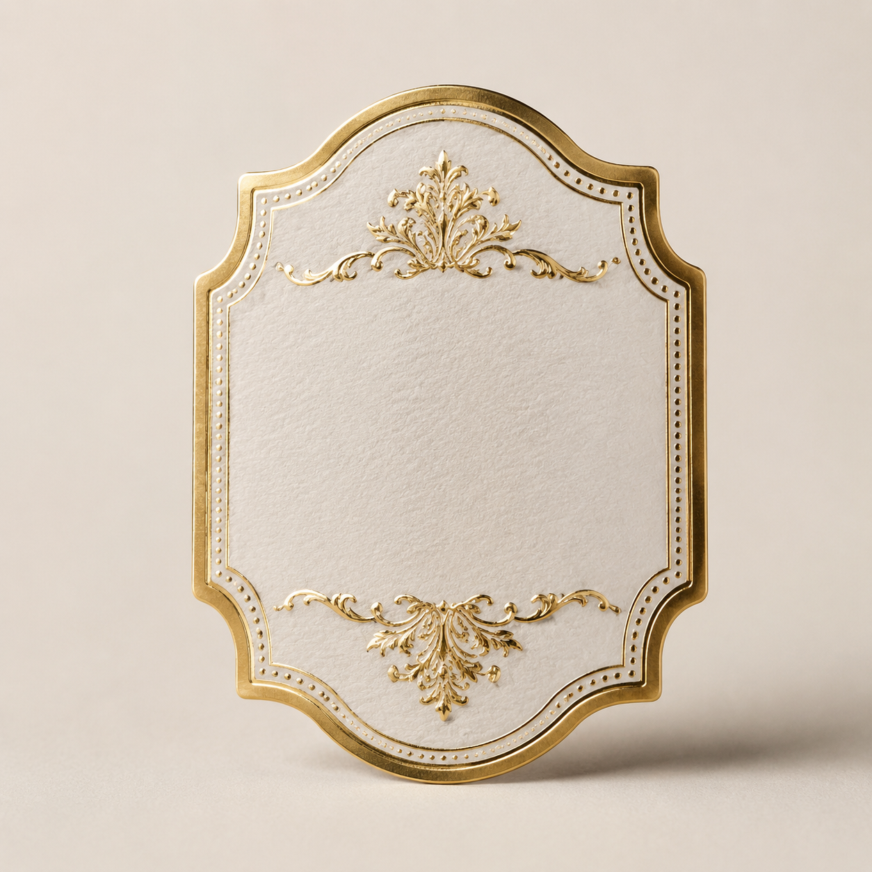 Luxury Perfume Foil Bottle Label
