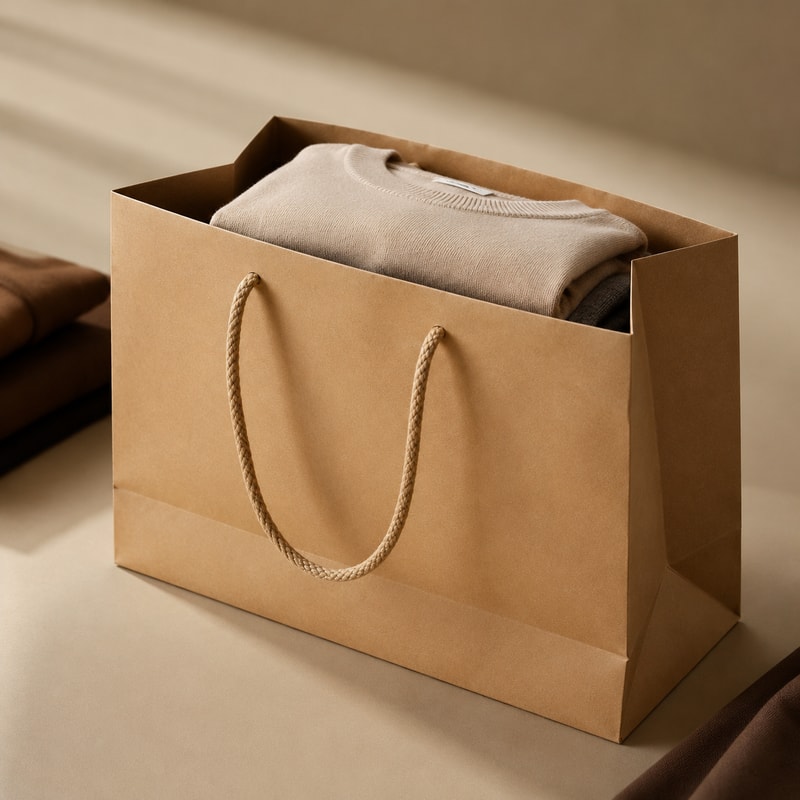 Apparel Rope Handle Shopping Bag