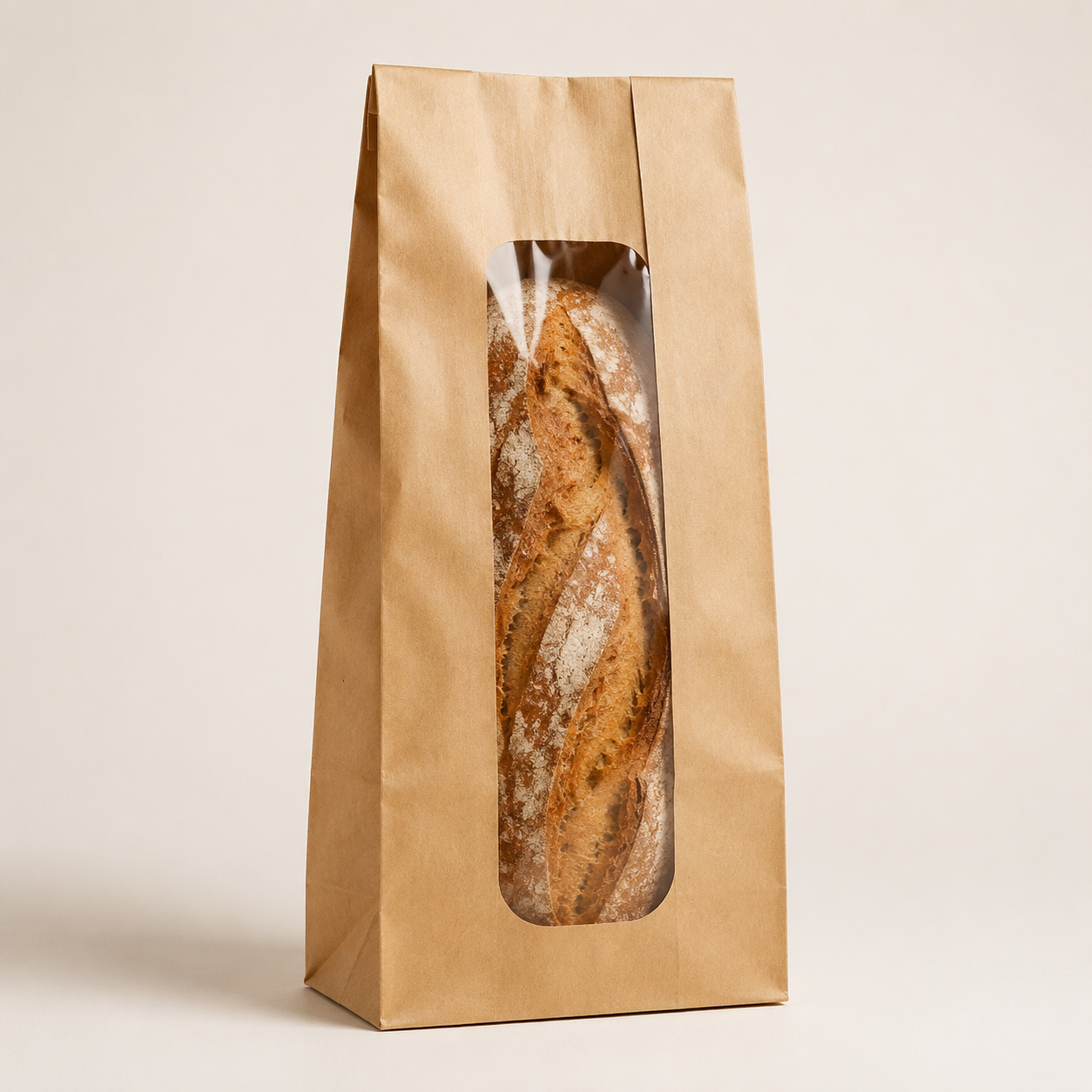 Artisan Bread Window Paper Bag