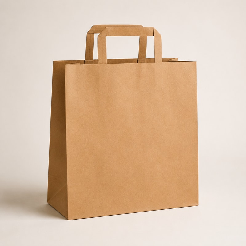 Bookstore Flat Bottom Paper Bag