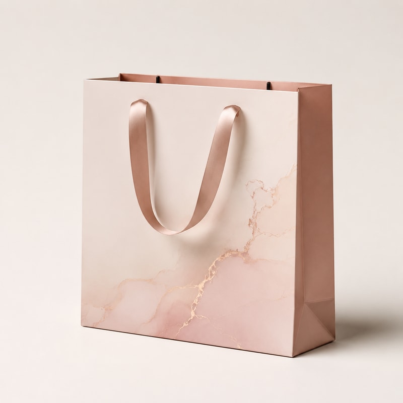 Cosmetics Counter Laminated Paper Bag