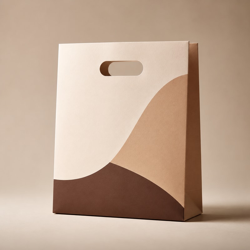Die-Cut Merchandise Paper Bag