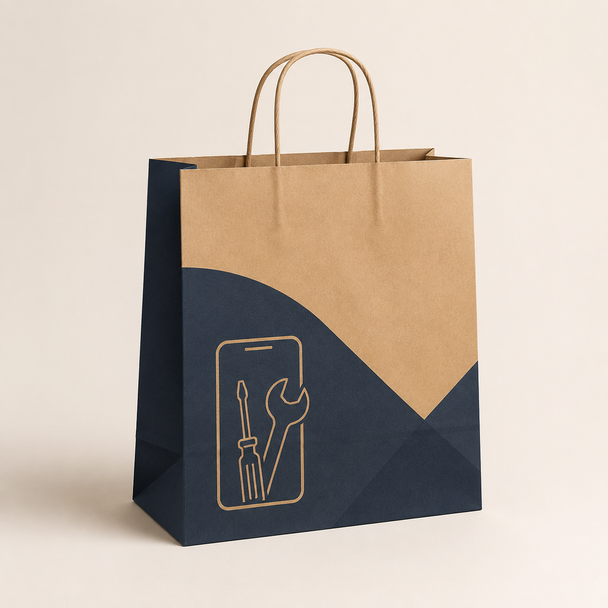 Electronics Repair Service Paper Bag