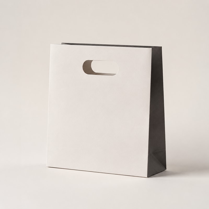 Electronics Retail Die Cut Paper Bag