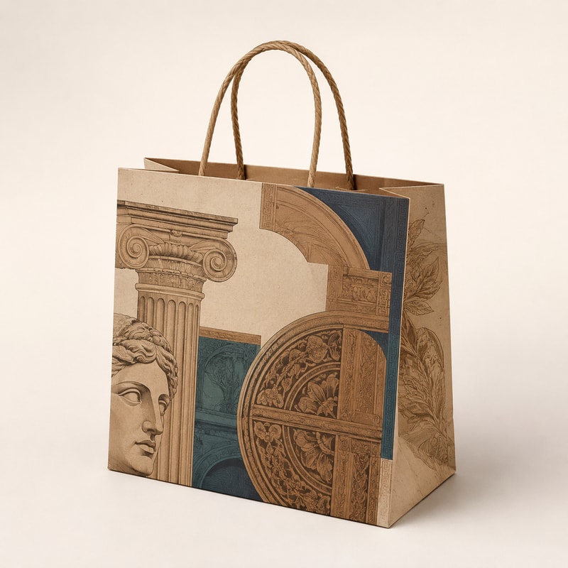 Museum Souvenir Shopping Bag