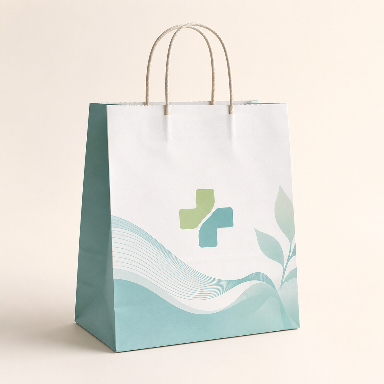 Pharmacy Wellness Shopping Bag