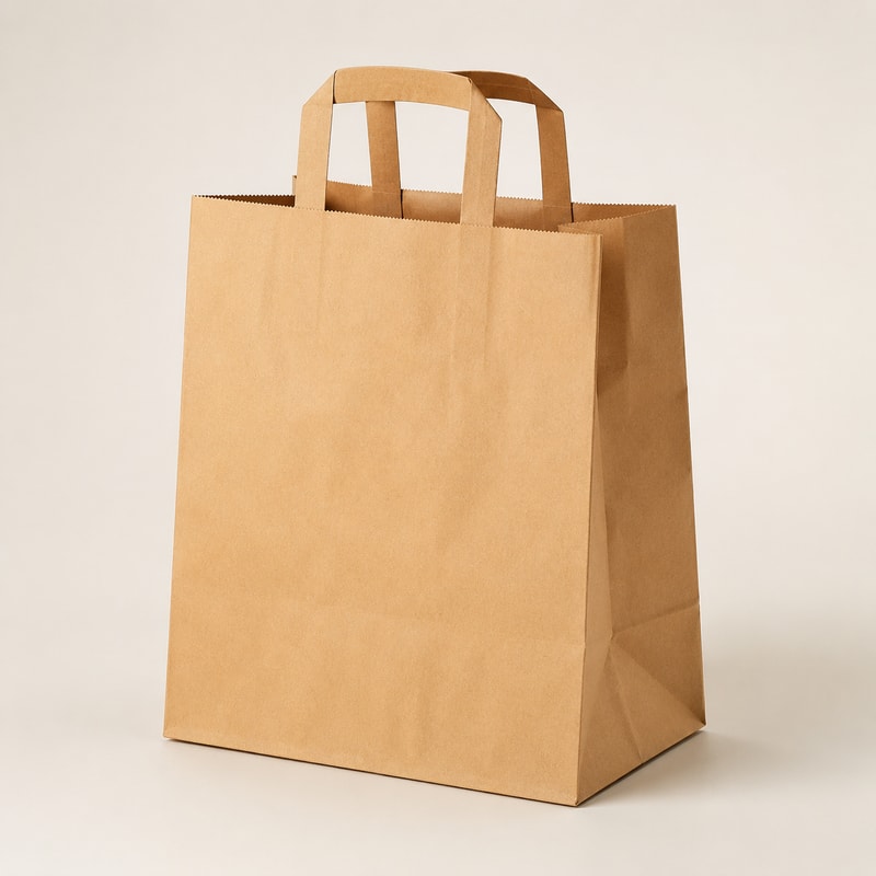 Tea Shop Takeout Paper Bag