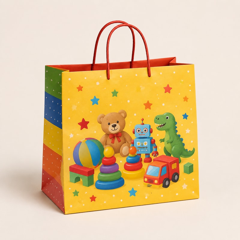 Toy Store Party Favor Paper Bag