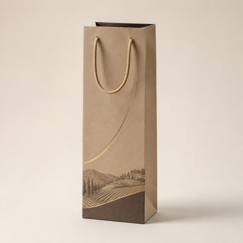 Wine Bottle Paper Bag