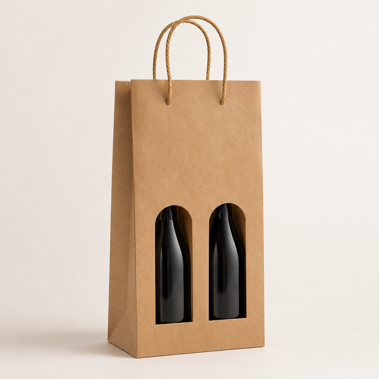 Wine Shop Dual Bottle Gift Bag