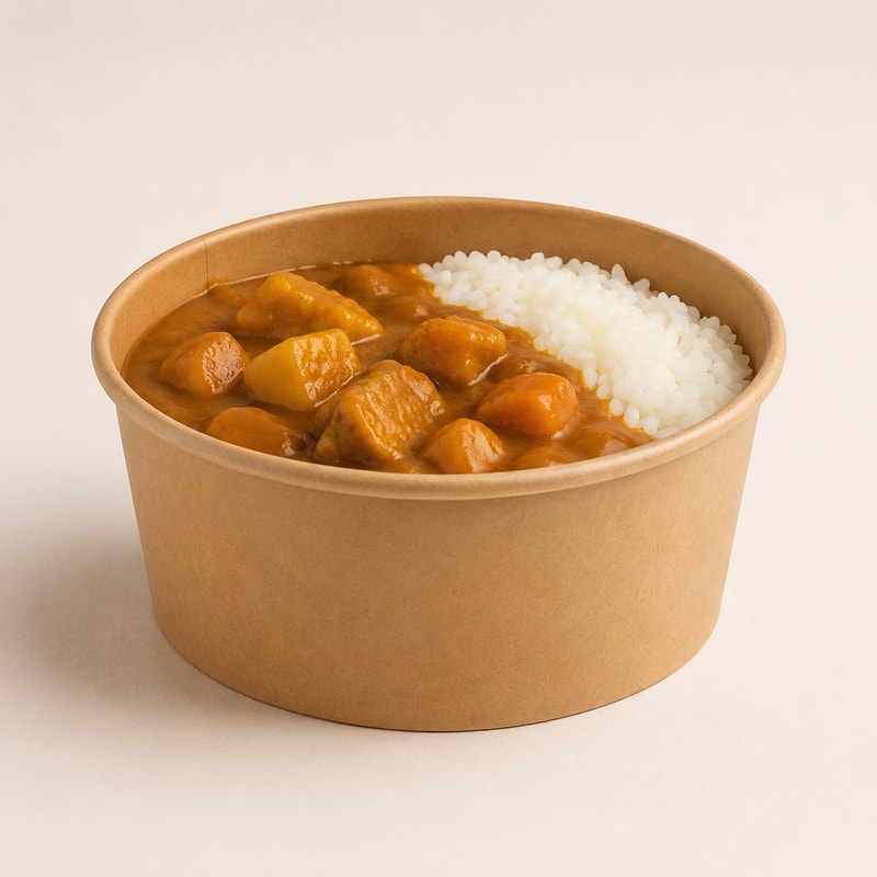 Curry Rice Paper Bowl