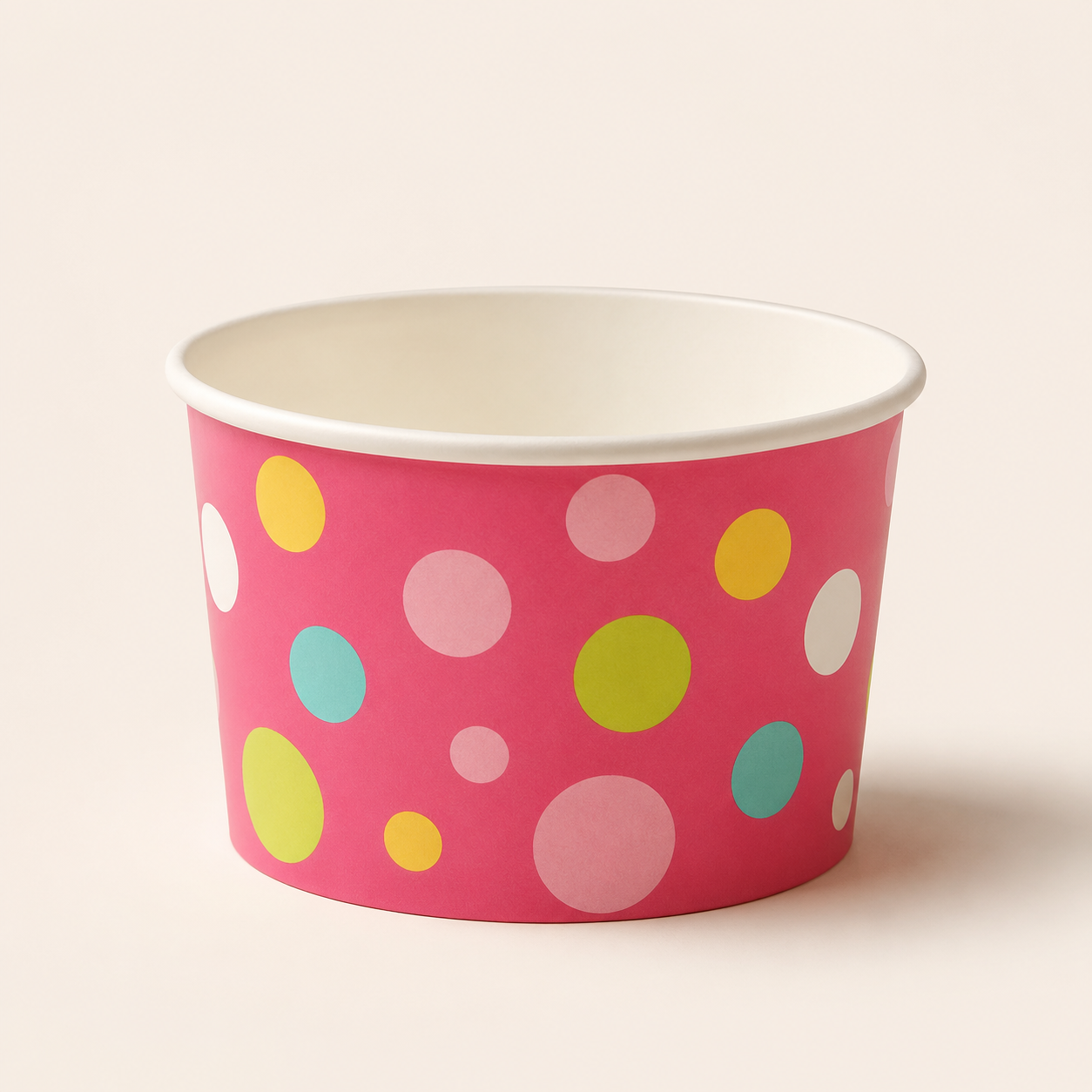 Frozen Yogurt Topping Paper Bowl