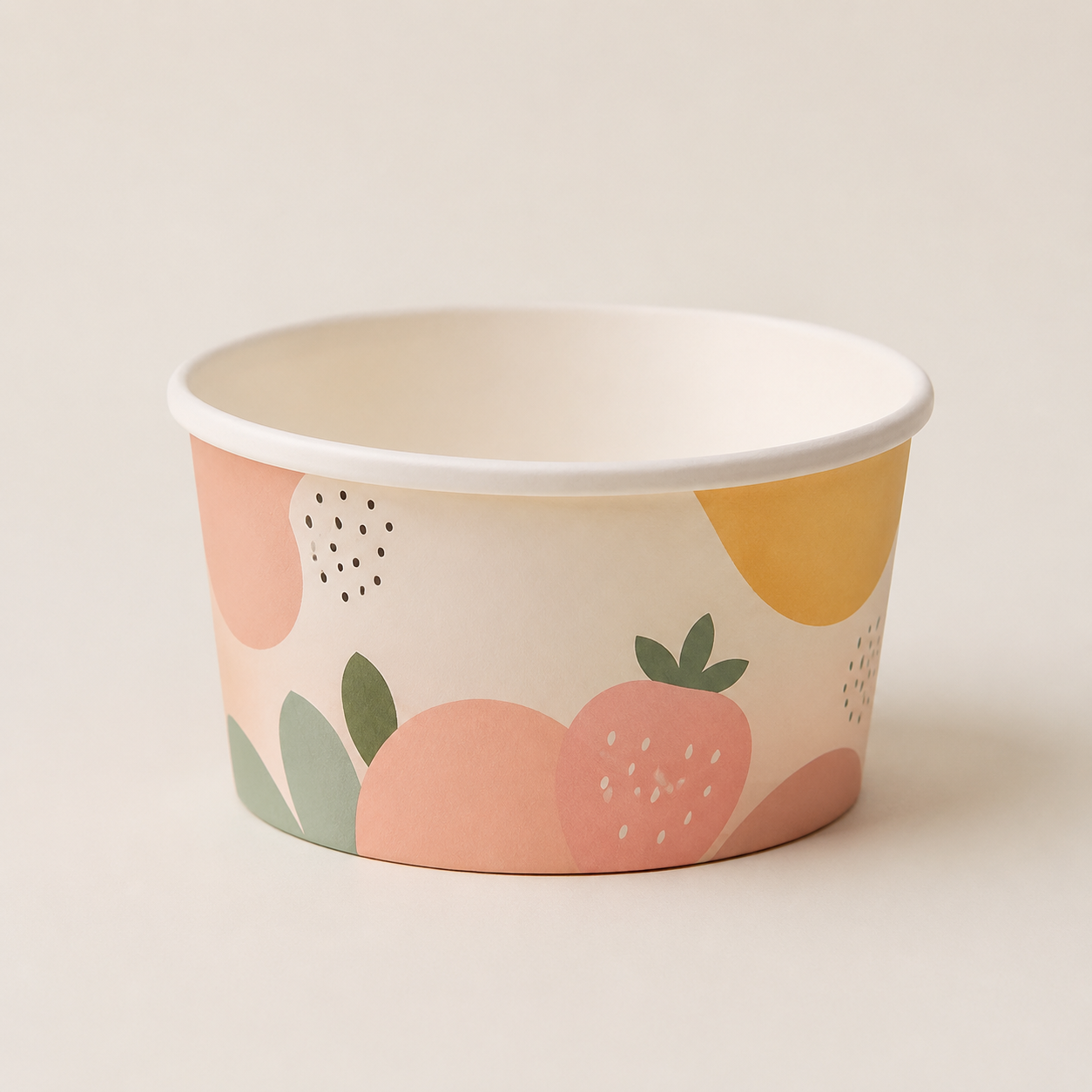 Fruit Parfait Dessert Paper Bowl