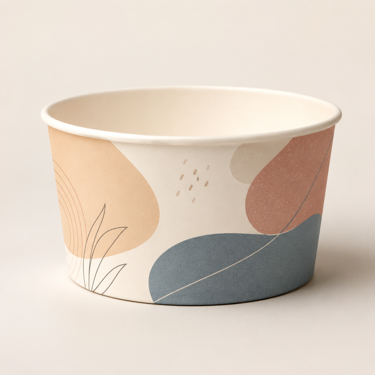 Greek Yogurt Breakfast Paper Bowl