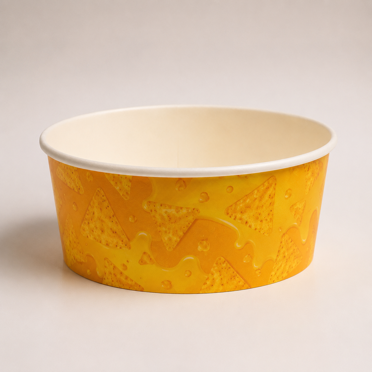 Nacho Cheese Snack Paper Bowl