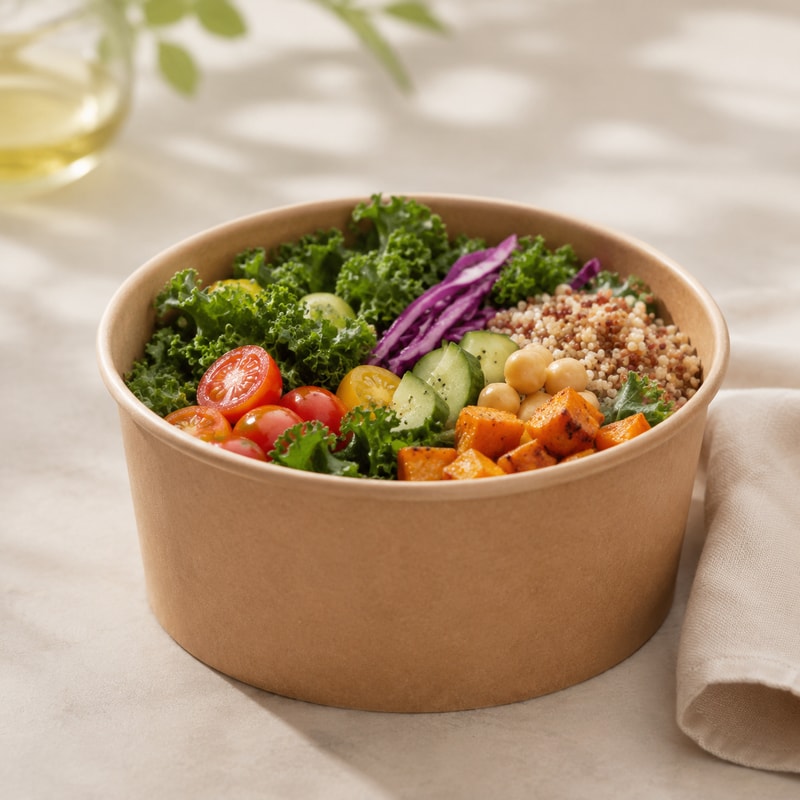 Salad Kraft Paper Bowl