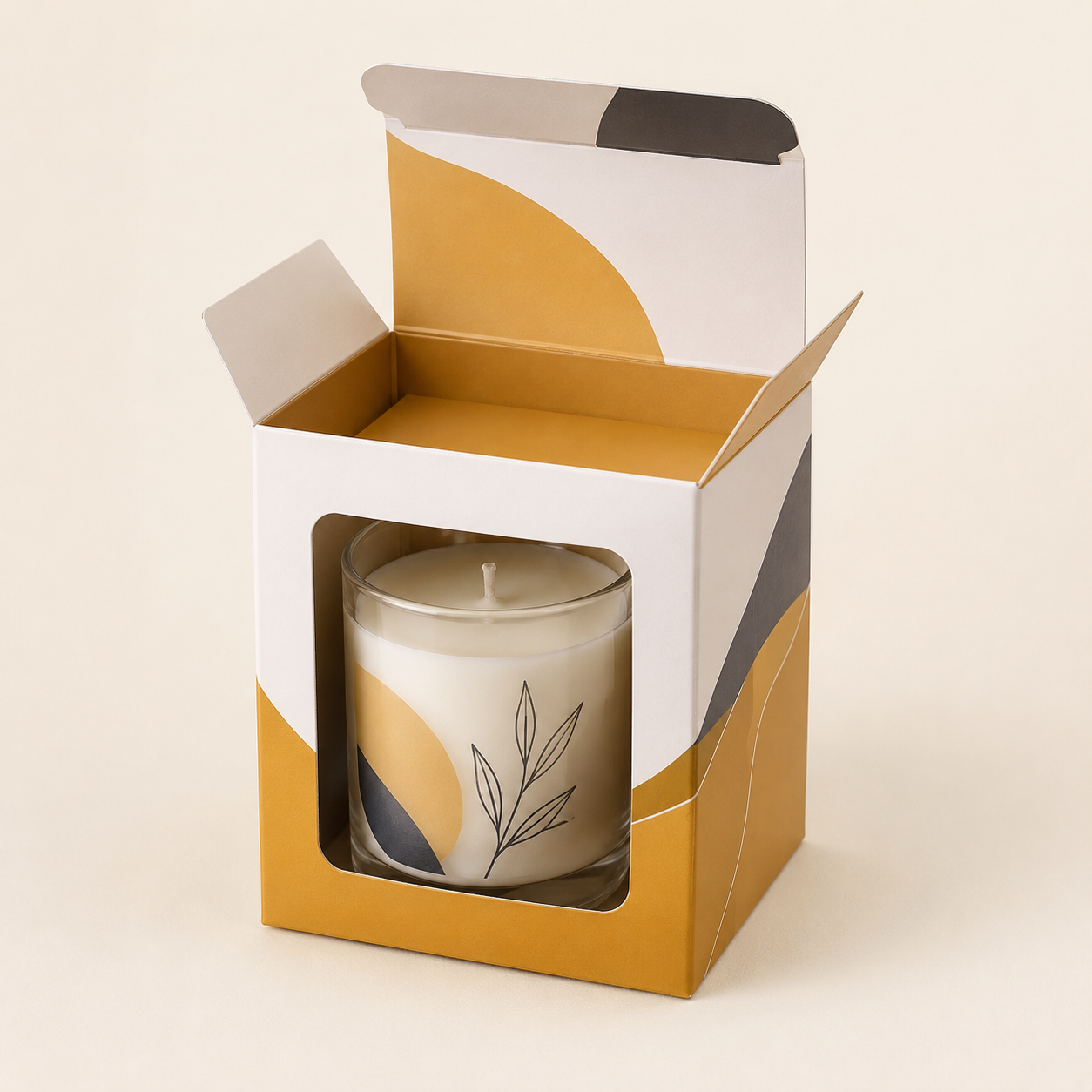 Candle Jar Window Carton
