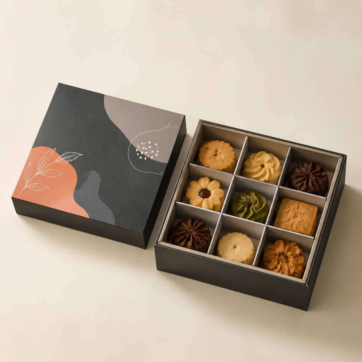 Cookie Assortment Partition Gift Box