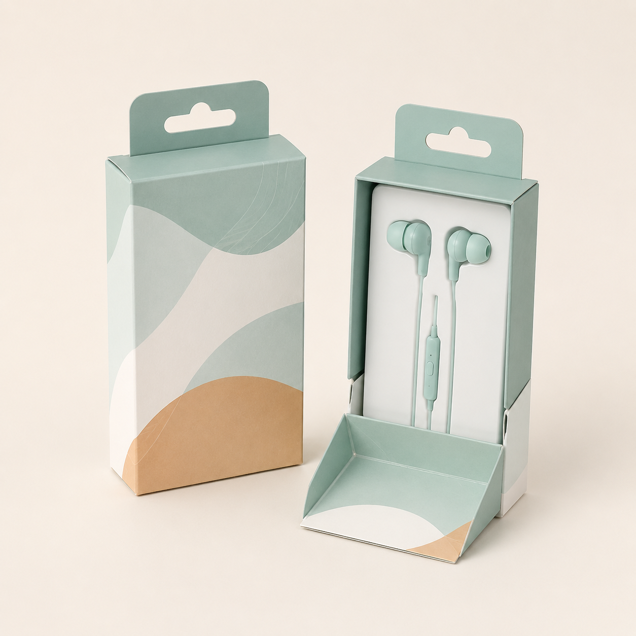 Earphone Hang Tab Carton