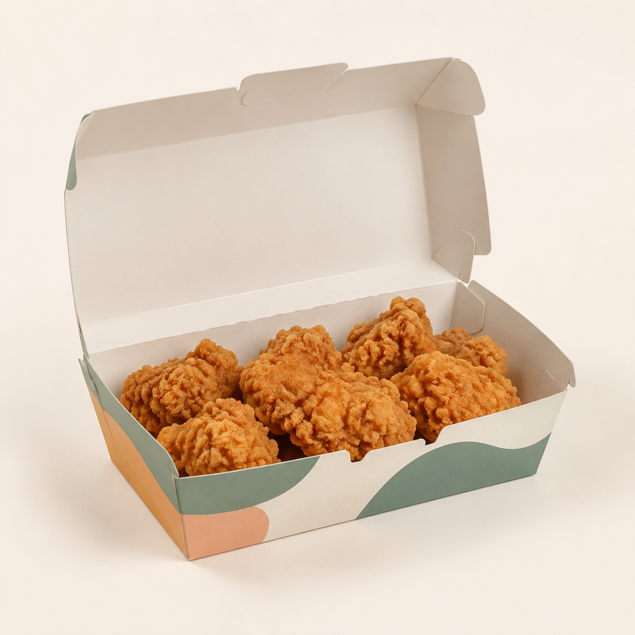 Fried Chicken Clamshell Food Box