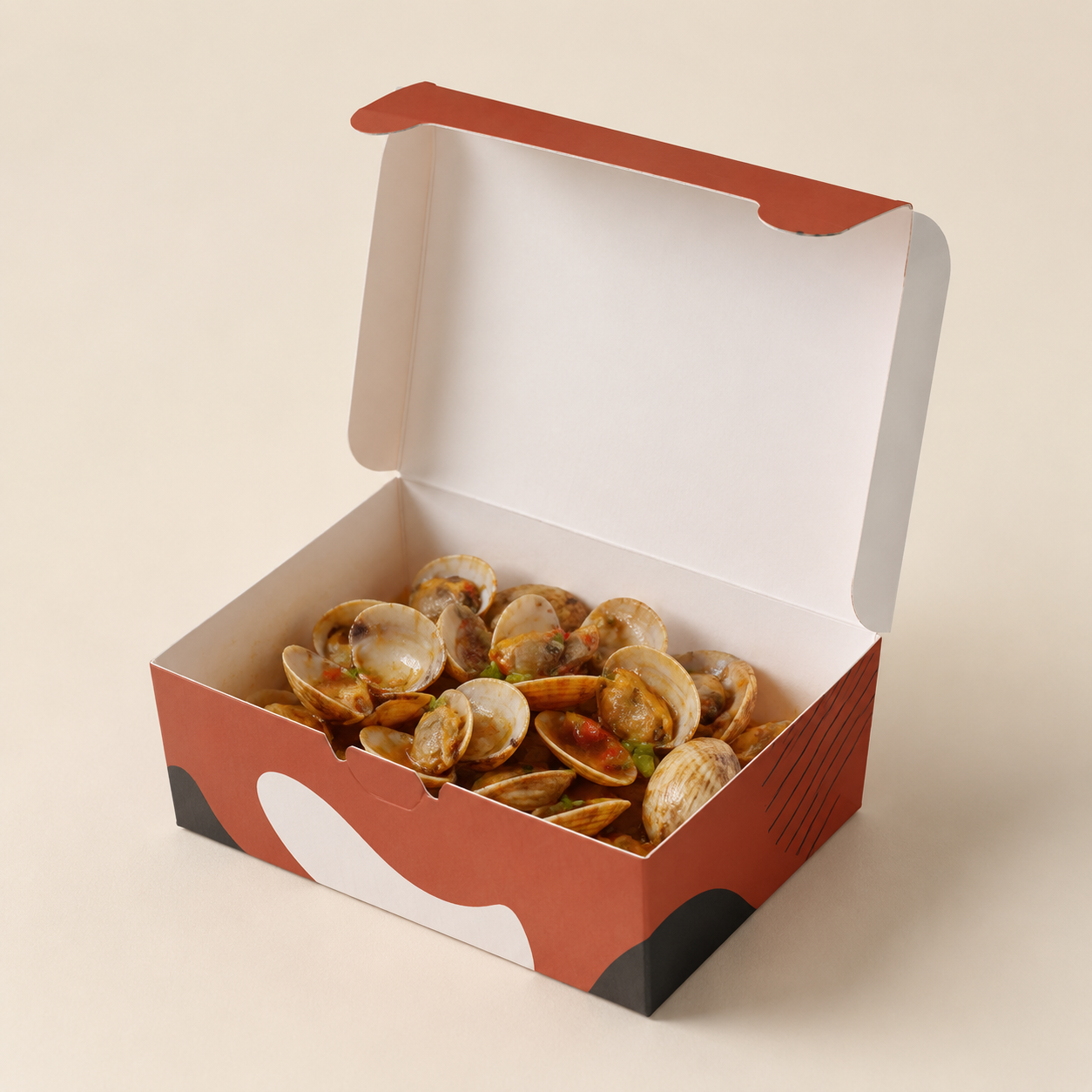 Grilled Snack Clamshell Food Box