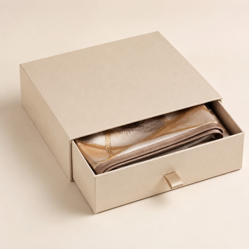 Luxury Scarf Rigid Drawer Box