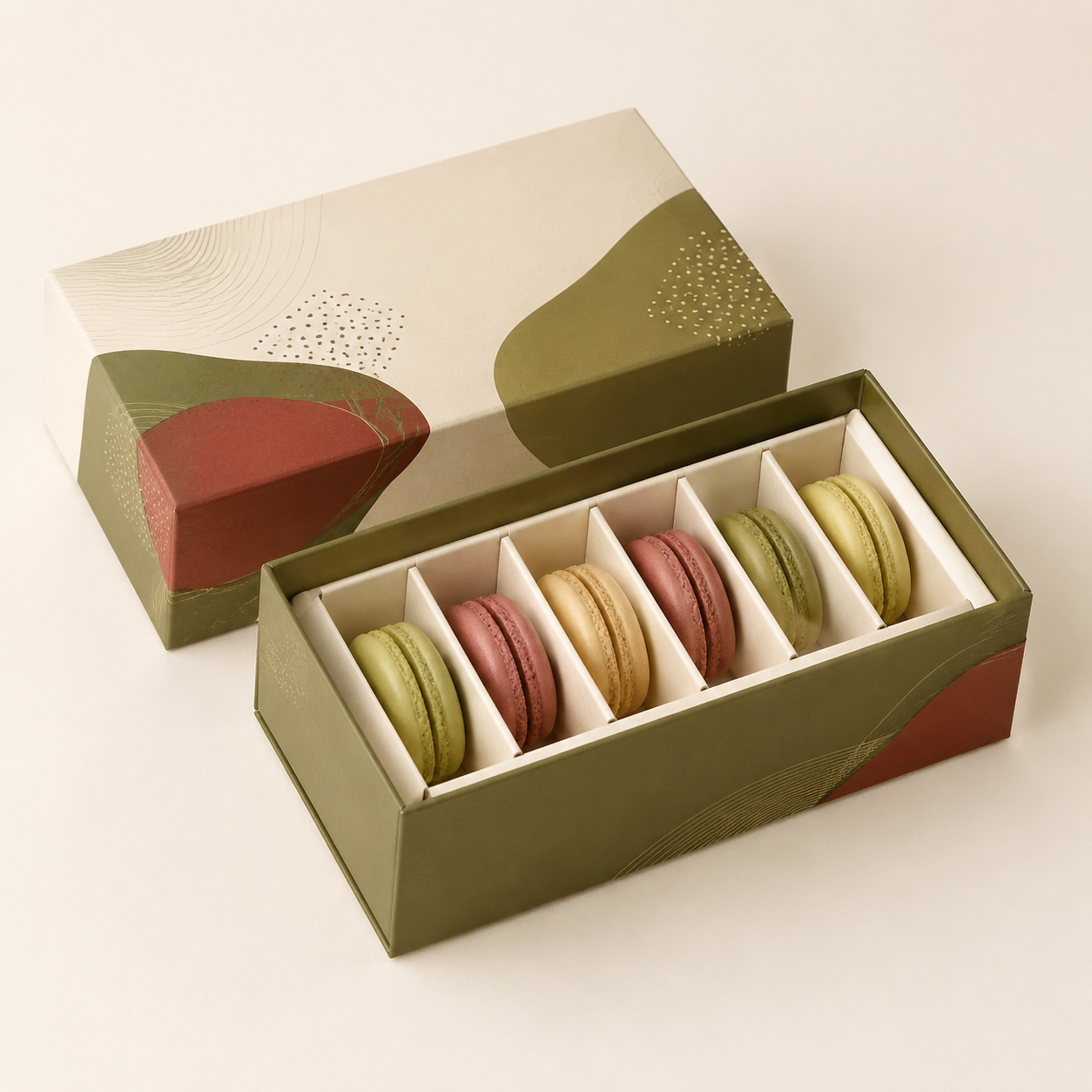 Macaron Partition Gift Box