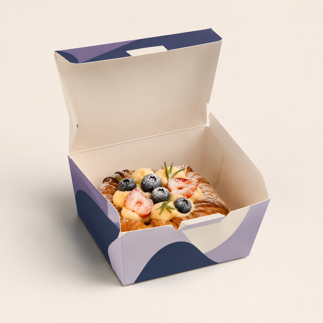 Pastry Clamshell Food Box