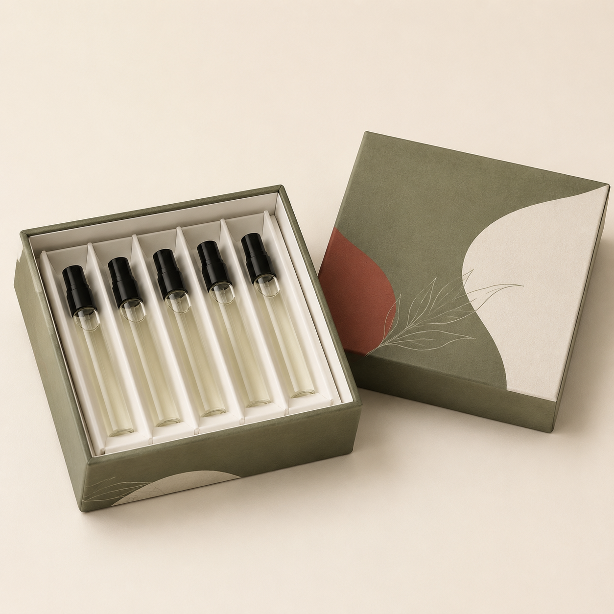 Perfume Vial Partition Gift Box