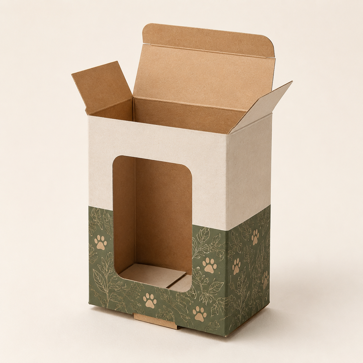 Pet Food Auto Bottom Carton