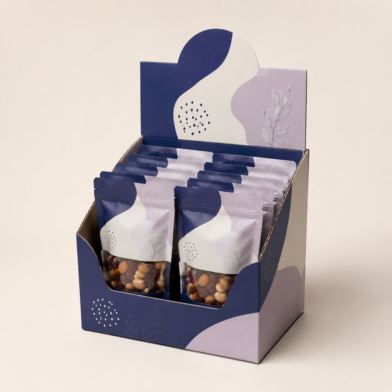 Snack Pack Counter Display Box