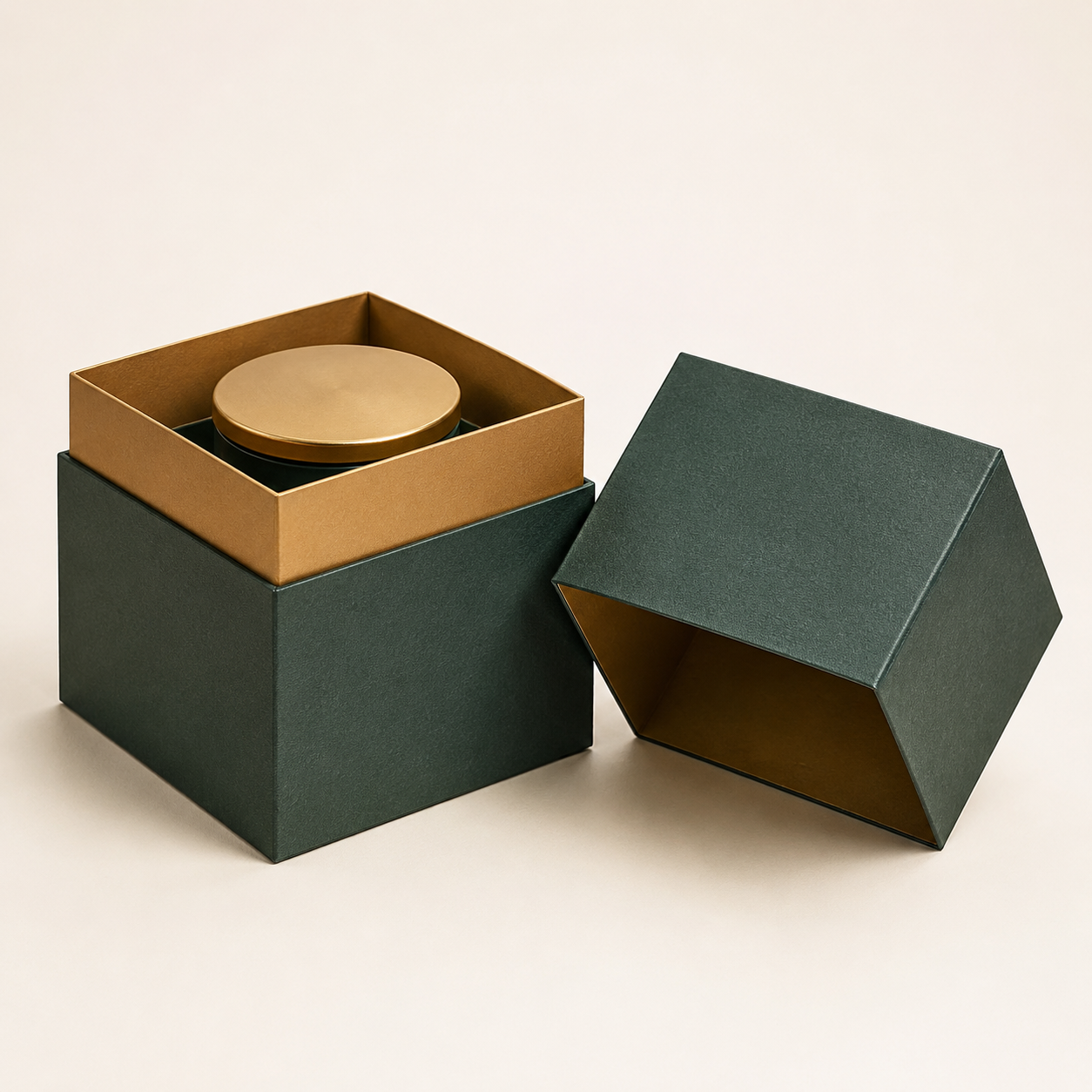 Tea Canister Rigid Shoulder Box