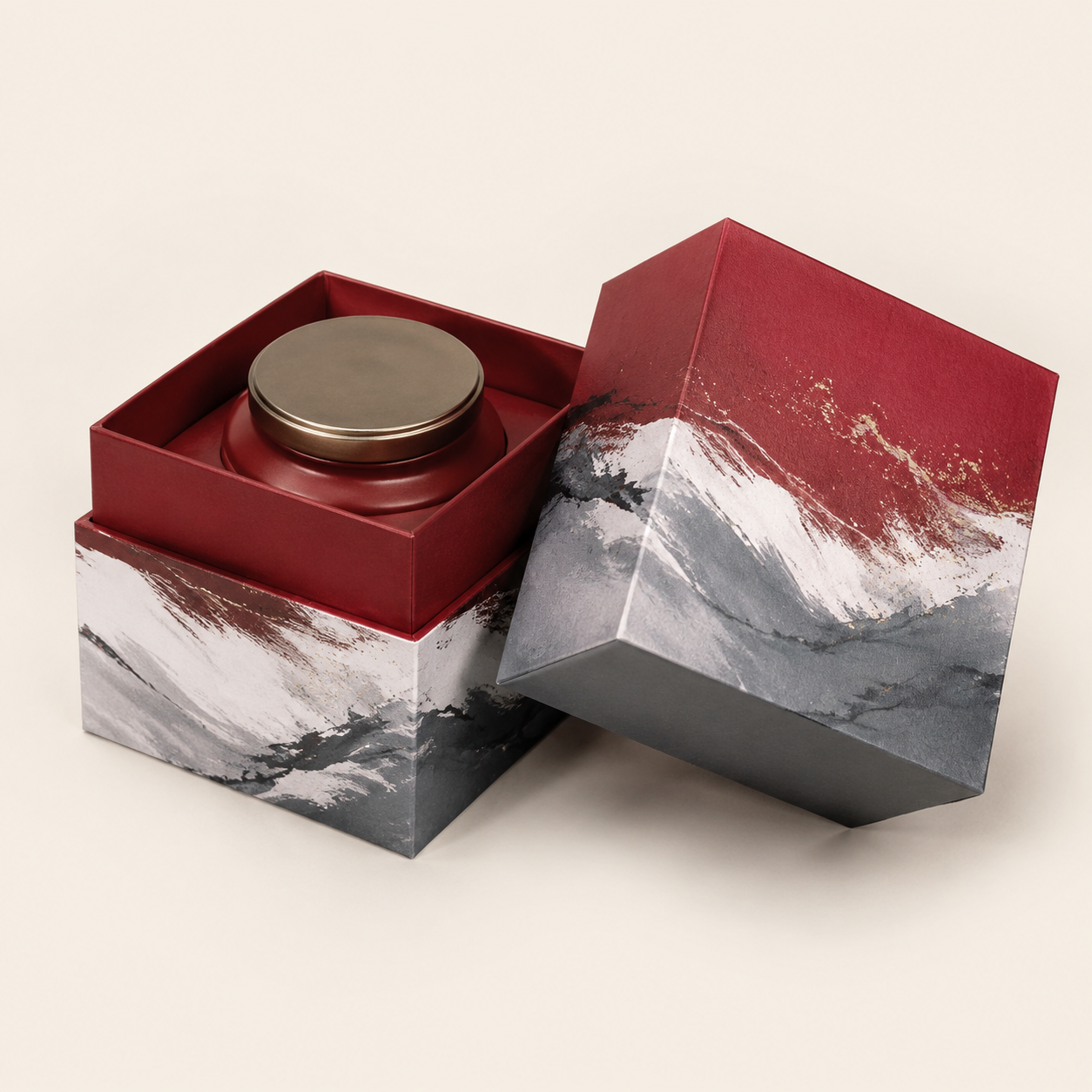 Tea Canister Shoulder Neck Box
