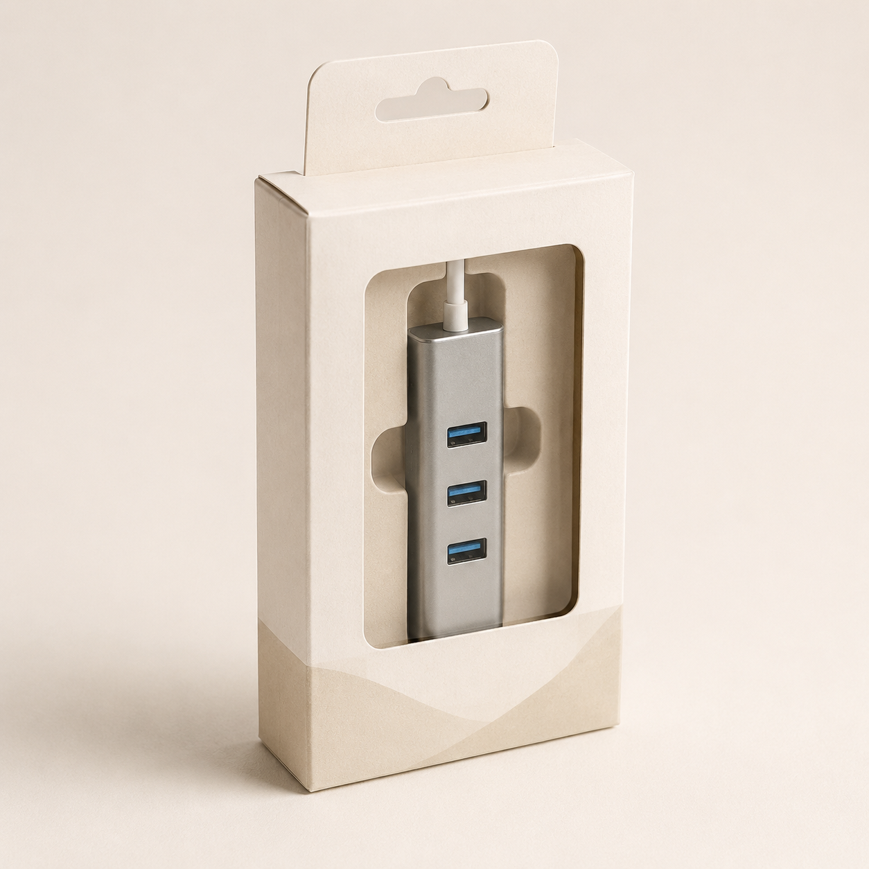 USB Hub Hang Tab Carton