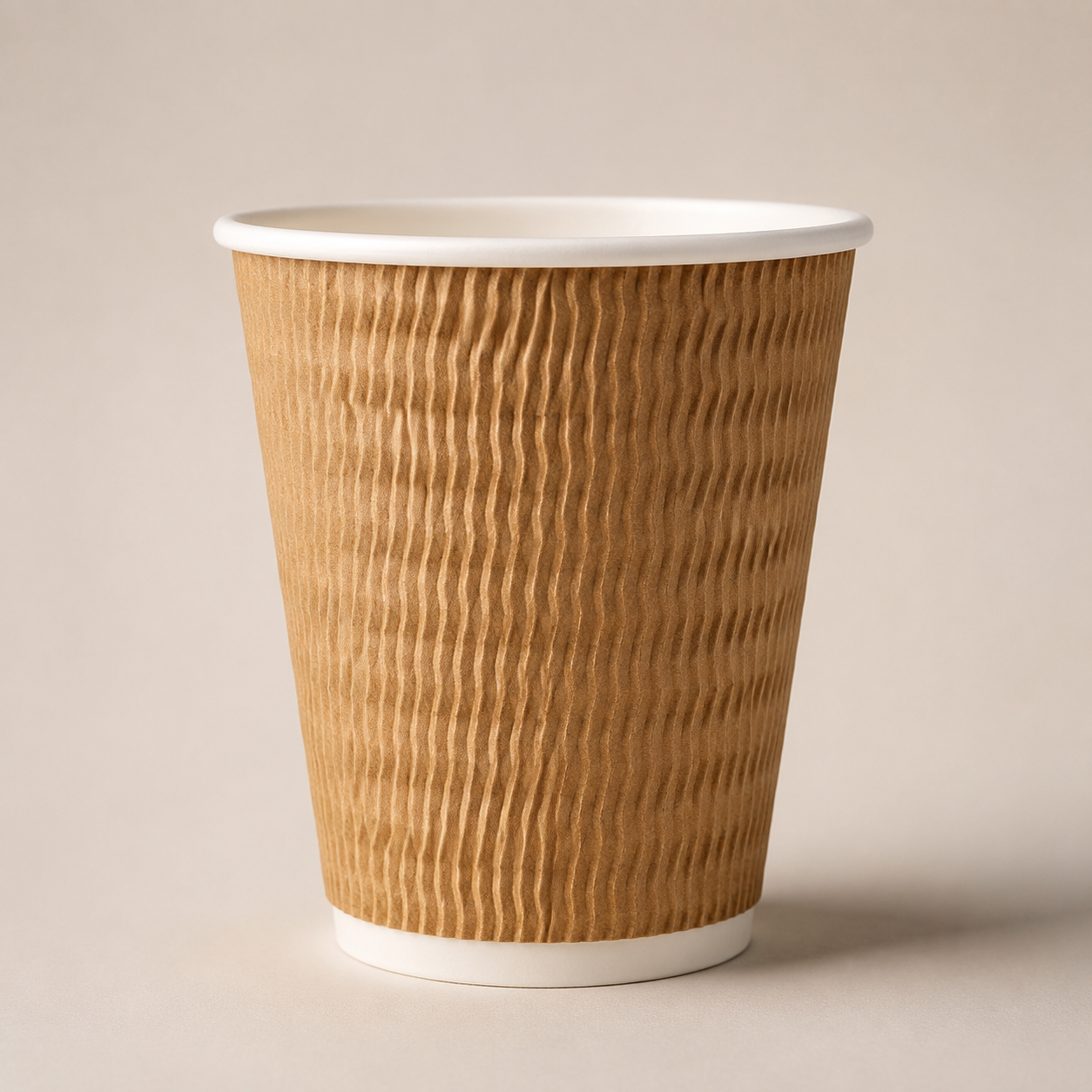 Cappuccino Ripple Wall Paper Cup
