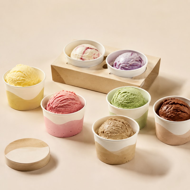 Ice Cream Tasting Paper Cup