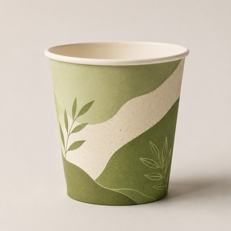Matcha Latte Paper Cup