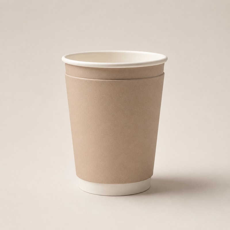 Milk Tea Double Wall Paper Cup